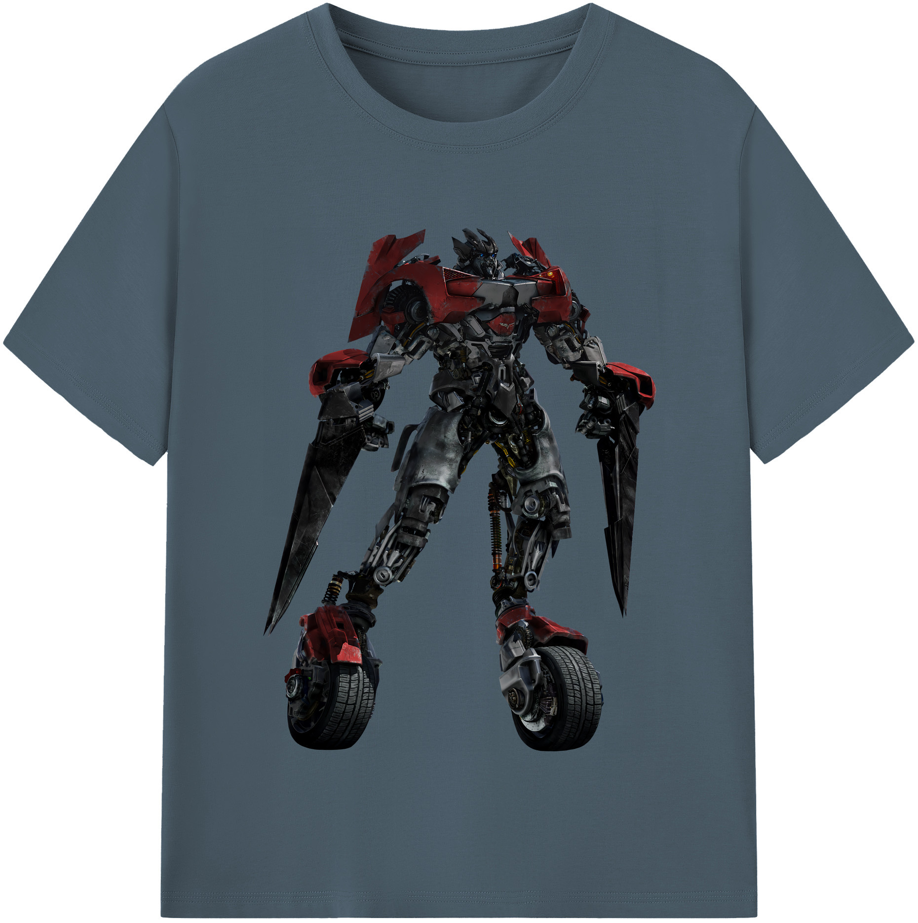 （画像用） Transformers トランスフォーマー 綿100％半袖Tシャツ（フロントプリント）